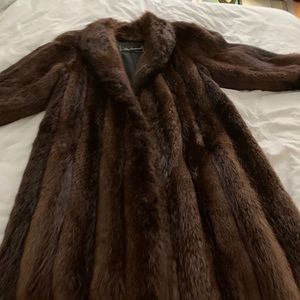 Vintage beaver fur coat